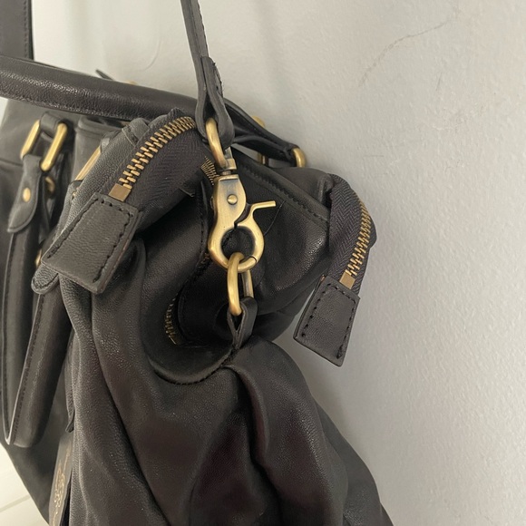 Sorial Leather Handbag w/ Detachable Shoulder Strap - Picture 10 of 16